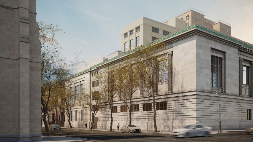 New-York Historical Society expansion from Central Park West
