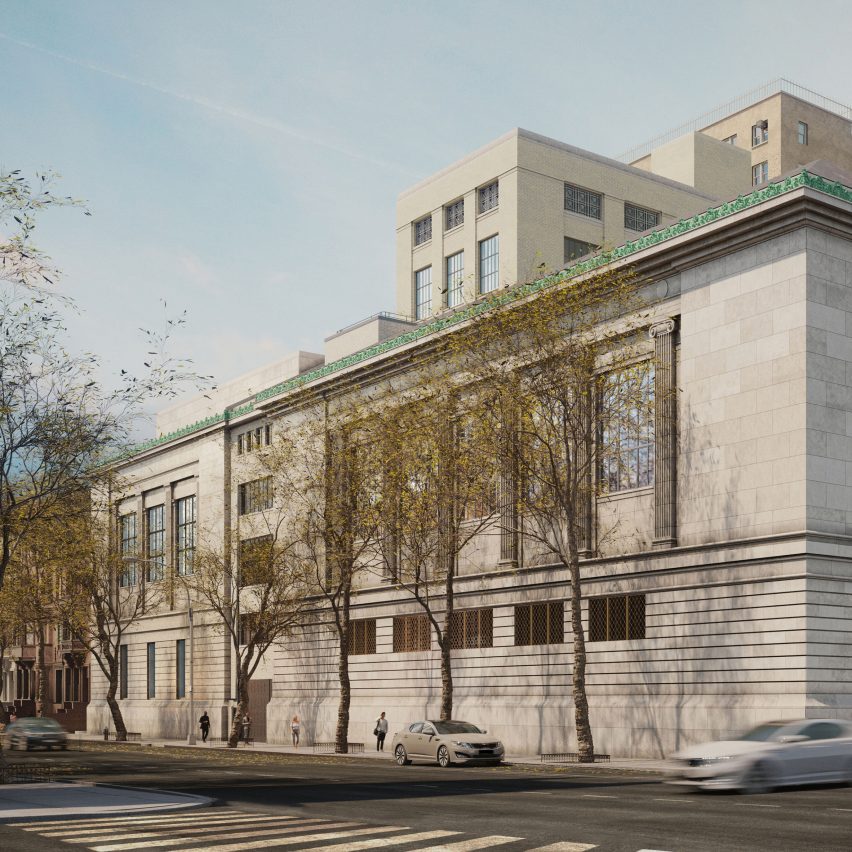 New-York Historical Society expansion from Central Park West