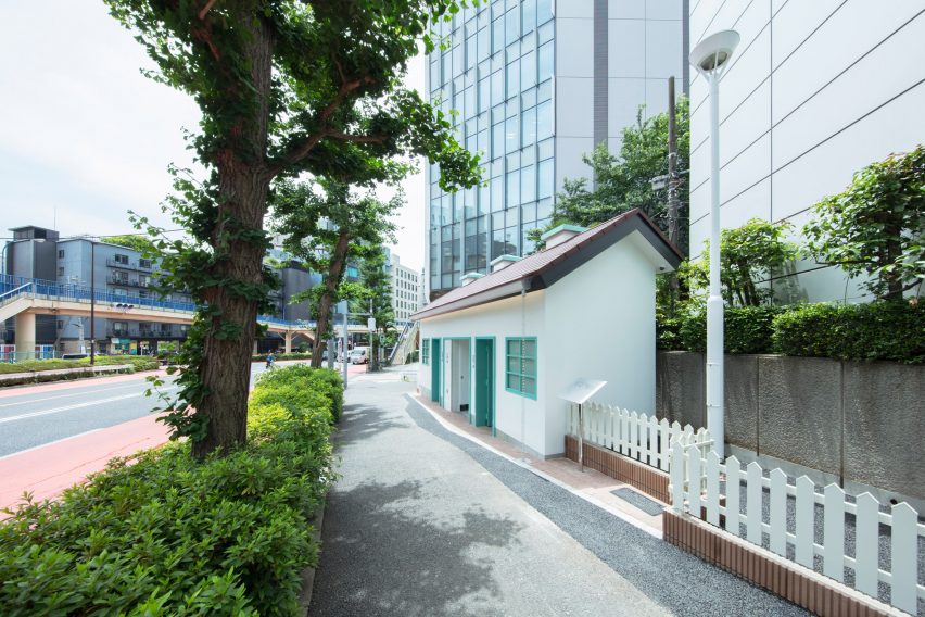 House-shaped toilet in Tokyo