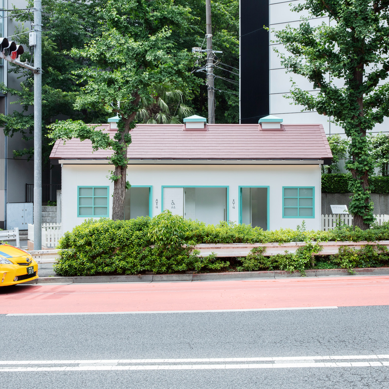 House-shaped public toilet in Tokyo by Nigo