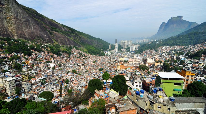 Rocinha favela in Rio de Janeiro