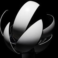 Spherical Olympic cauldron with hydrogen-powered flame by Nendo