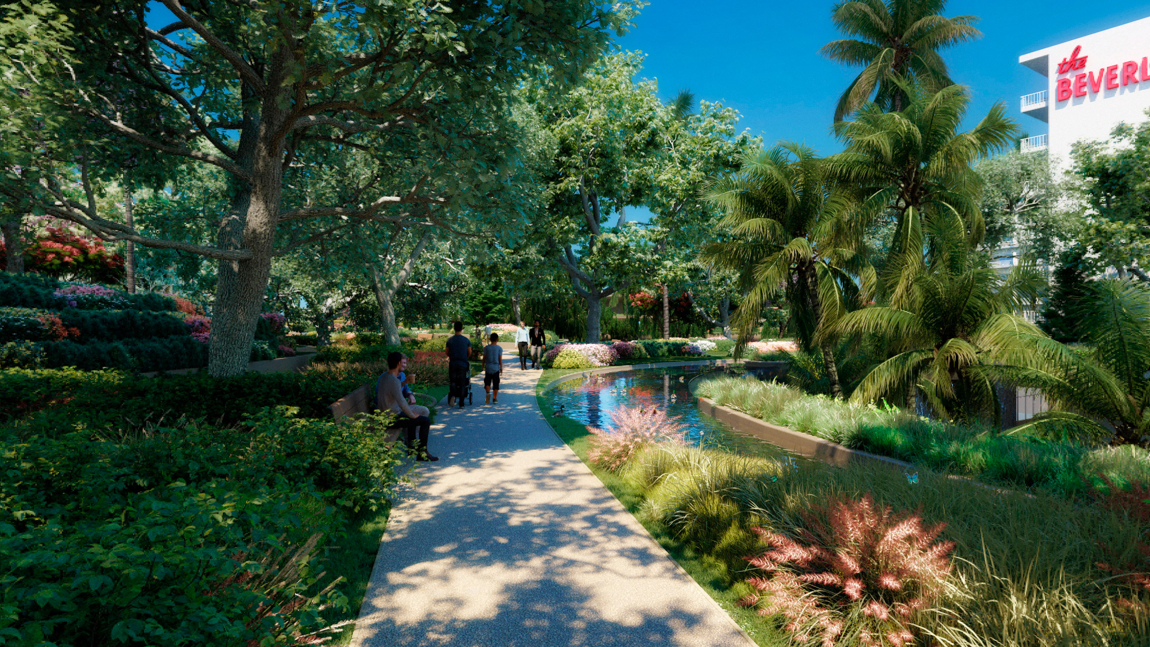 Botanic Gardens of One Beverly Hills