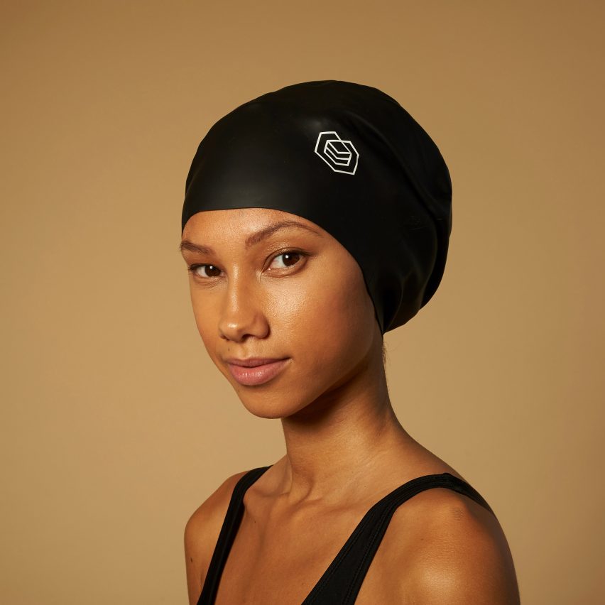 A woman wearing a black soul cap