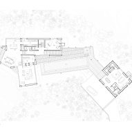 First floor plan, The Rock house in Whistler by Gort Scott