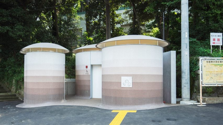 Yoyogi-Hachiman Tokyo toilet by Toyo Ito