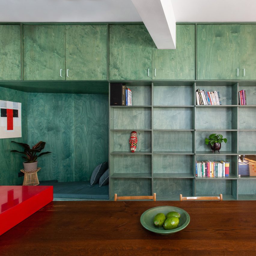 Point Supreme Architects uses colour to define different functions in Athens apartment