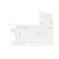 Basement floor plan of Weather House by Not Architects Studio