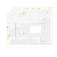 Ground floor plan of Weather House by Not Architects Studio