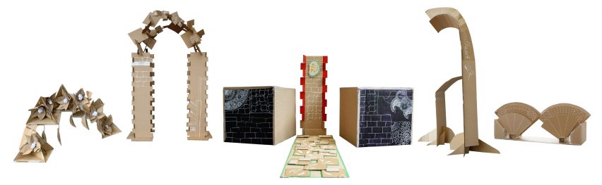Cardboard Gates of Southwark project