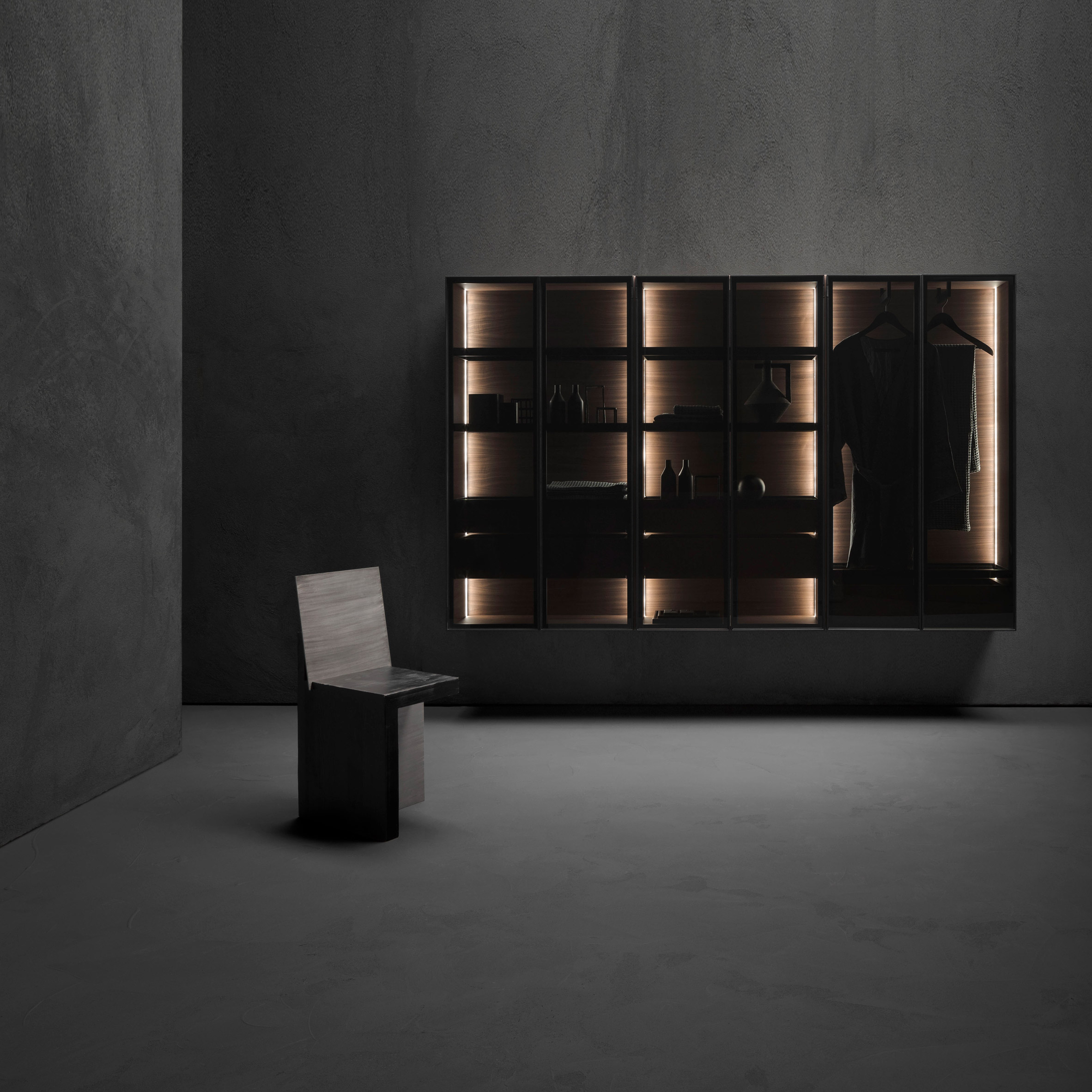 Butler bathroom cabinet by Andrea Federici for Falper