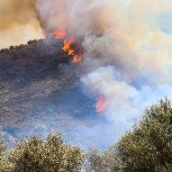 西班牙的森林火灾