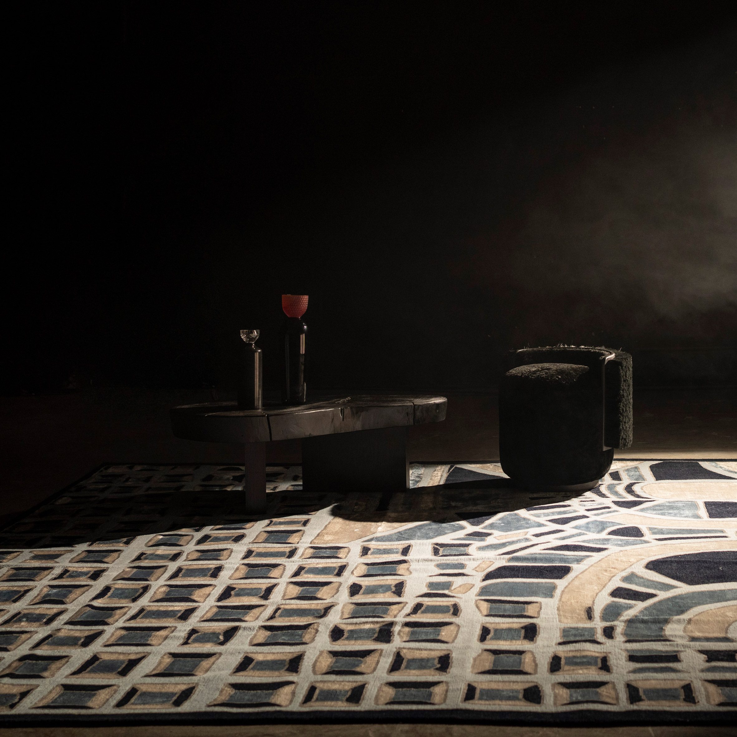 Meteorito rugs by José María Balmaceda for Balmaceda Studio
