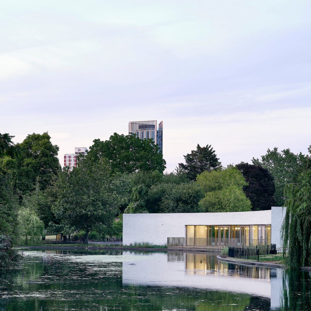 Southwark Park Pavilion and Cafe in London, UK, by Bell Phillips Architects