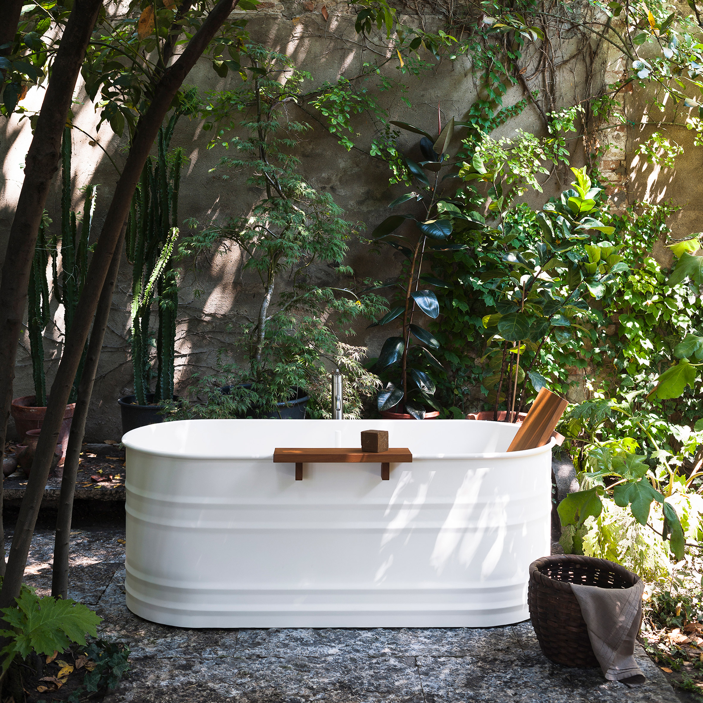 Vieques Outdoor bathroom range by Patricia Urquiola for Agape