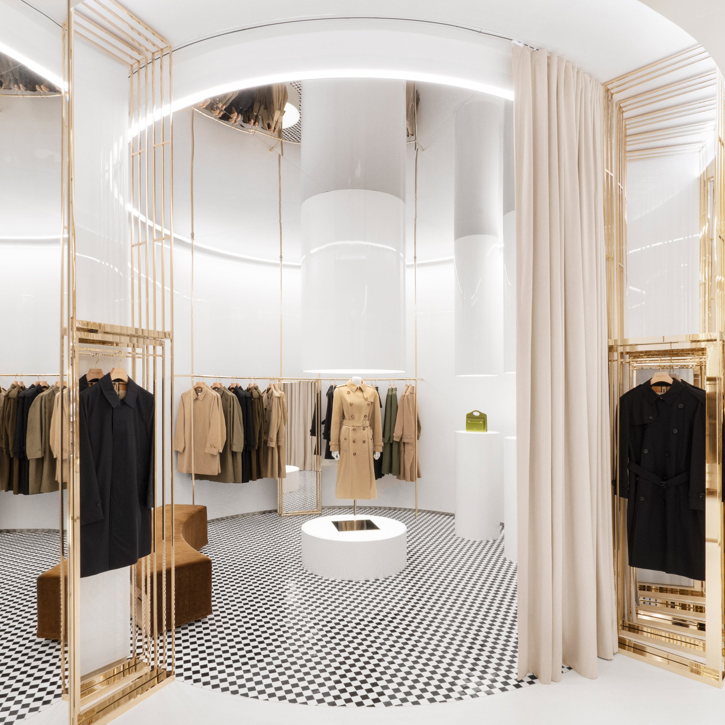 Vincenzo De Cotiis pays homage to Burberry check in London 