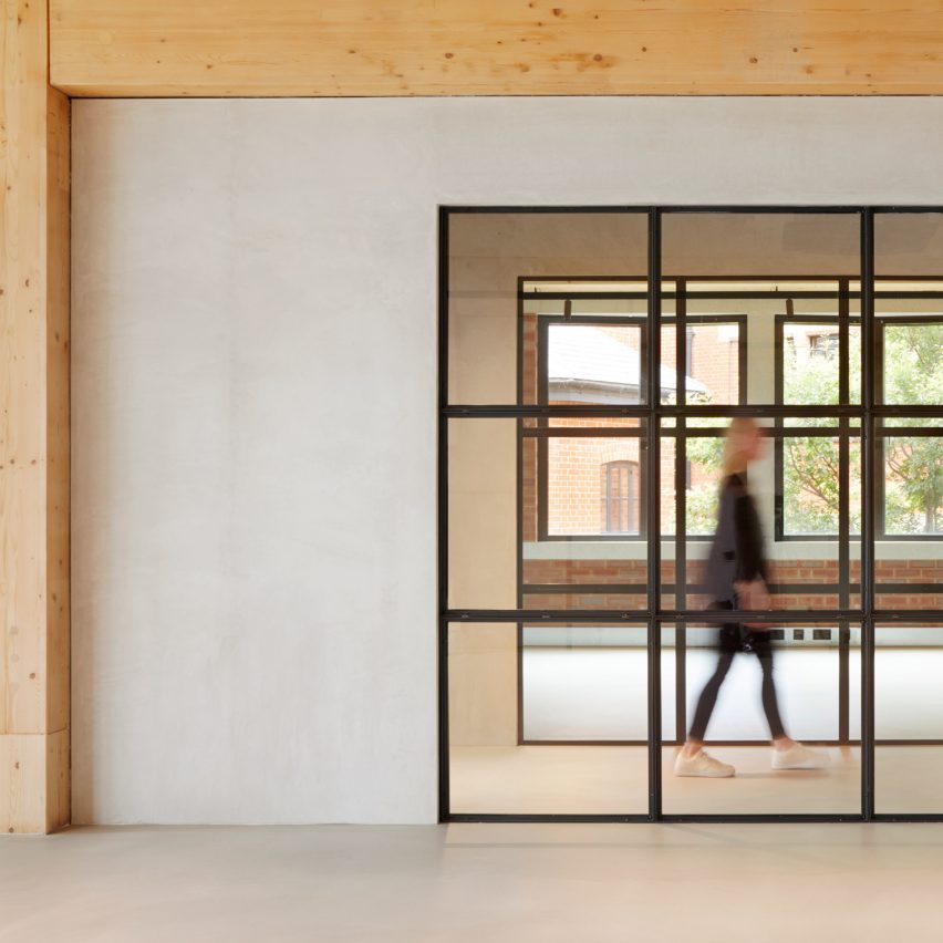 Crittal-style windows in The Department Store Studios by Squire and Partners