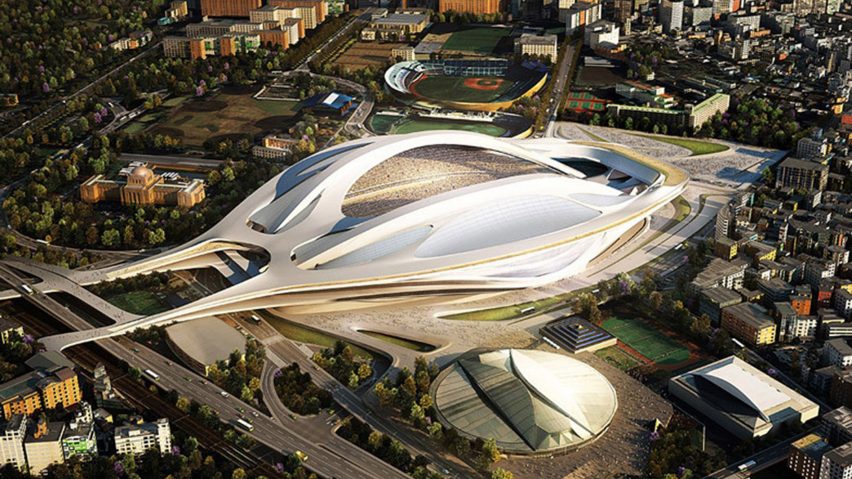 Zaha Hadid's Tokyo Olympic stadium design
