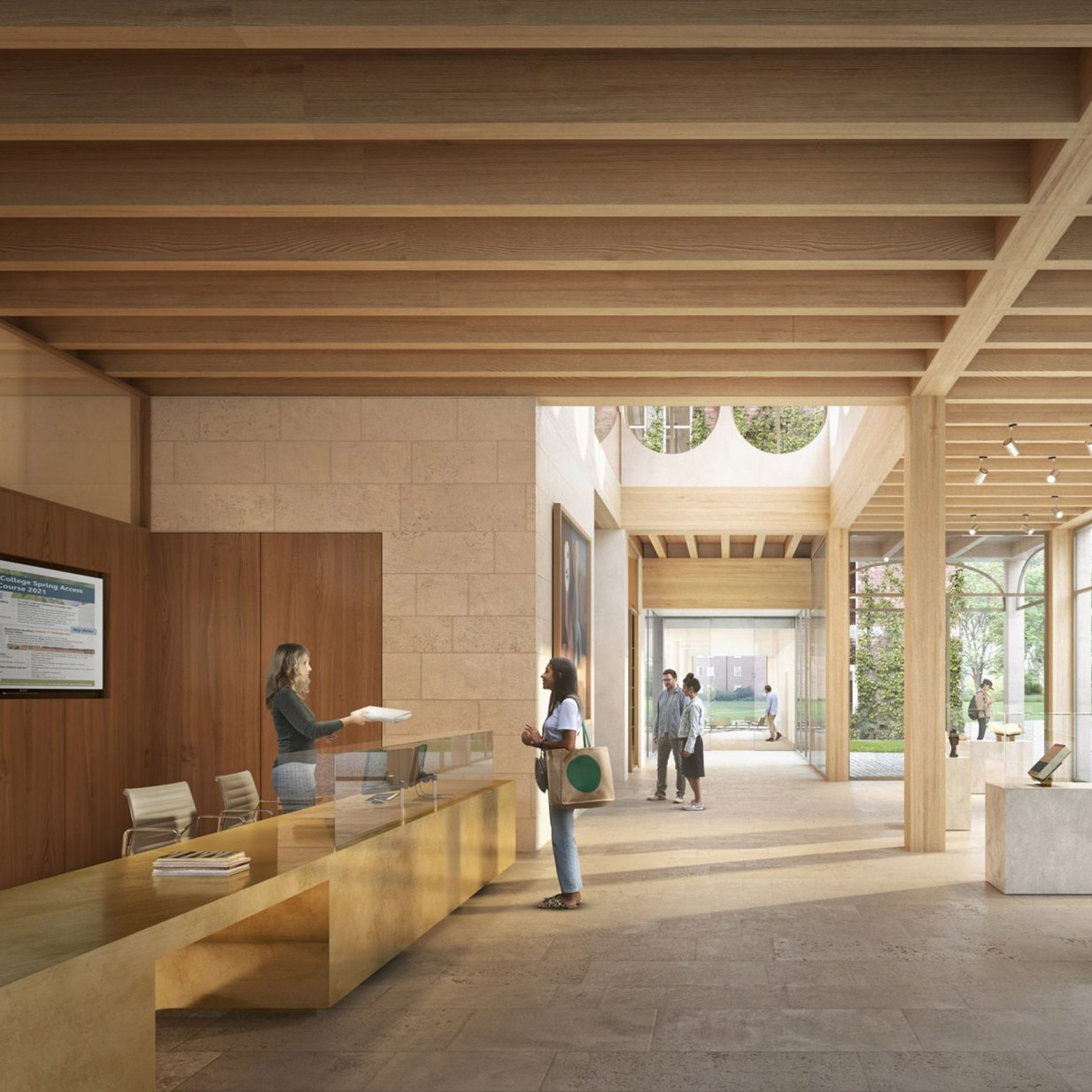 Bronze Coloured Balconies Project From Trio Of Brick Housing Blocks By Alison Brooks Architects