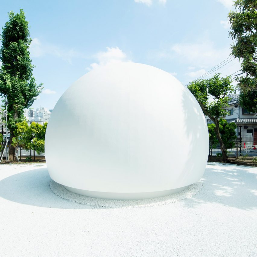 Kazoo Sato designs hemispherical public toilet for Tokyo