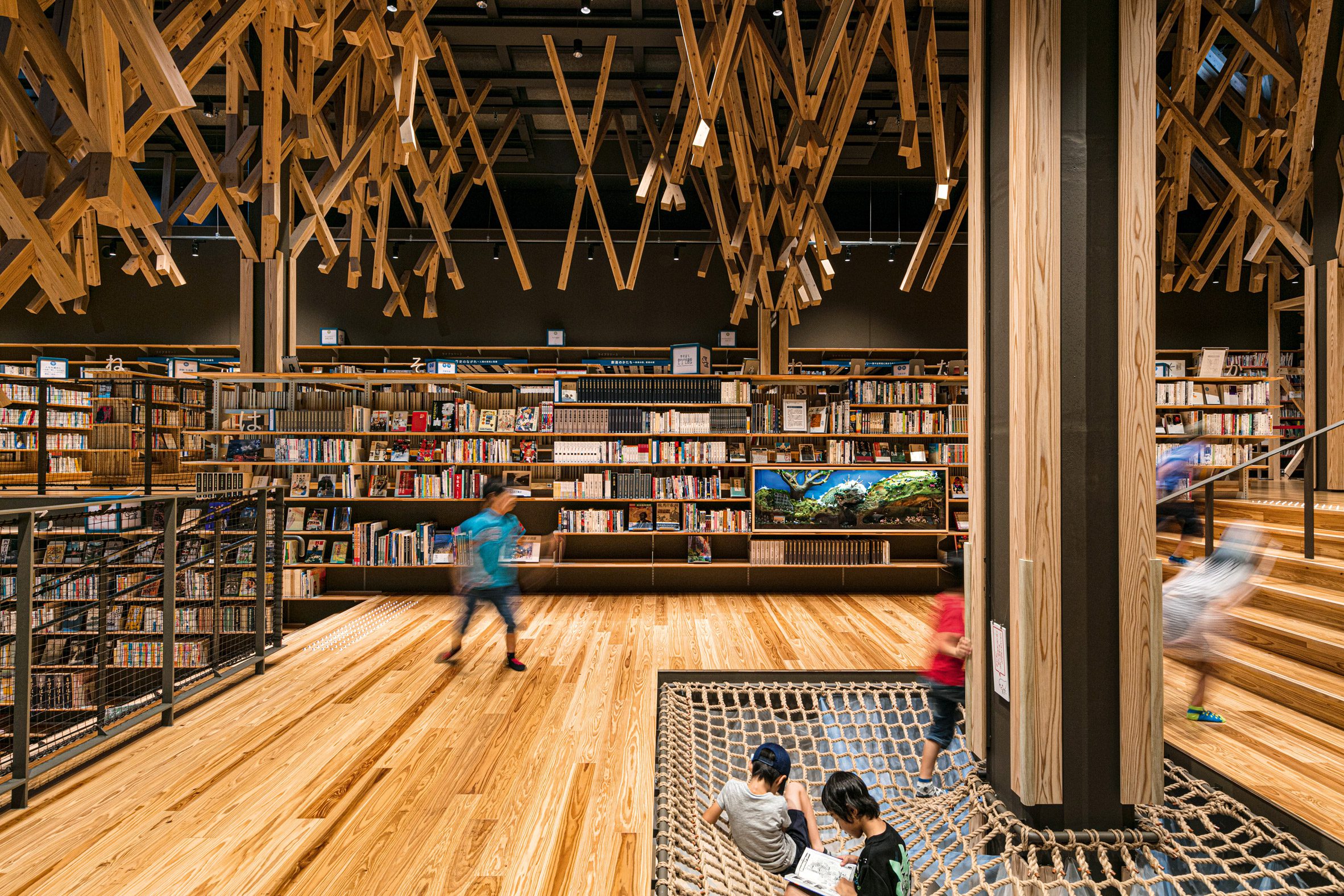 Yusuhara Commu-nity Library by Kengo Kuma