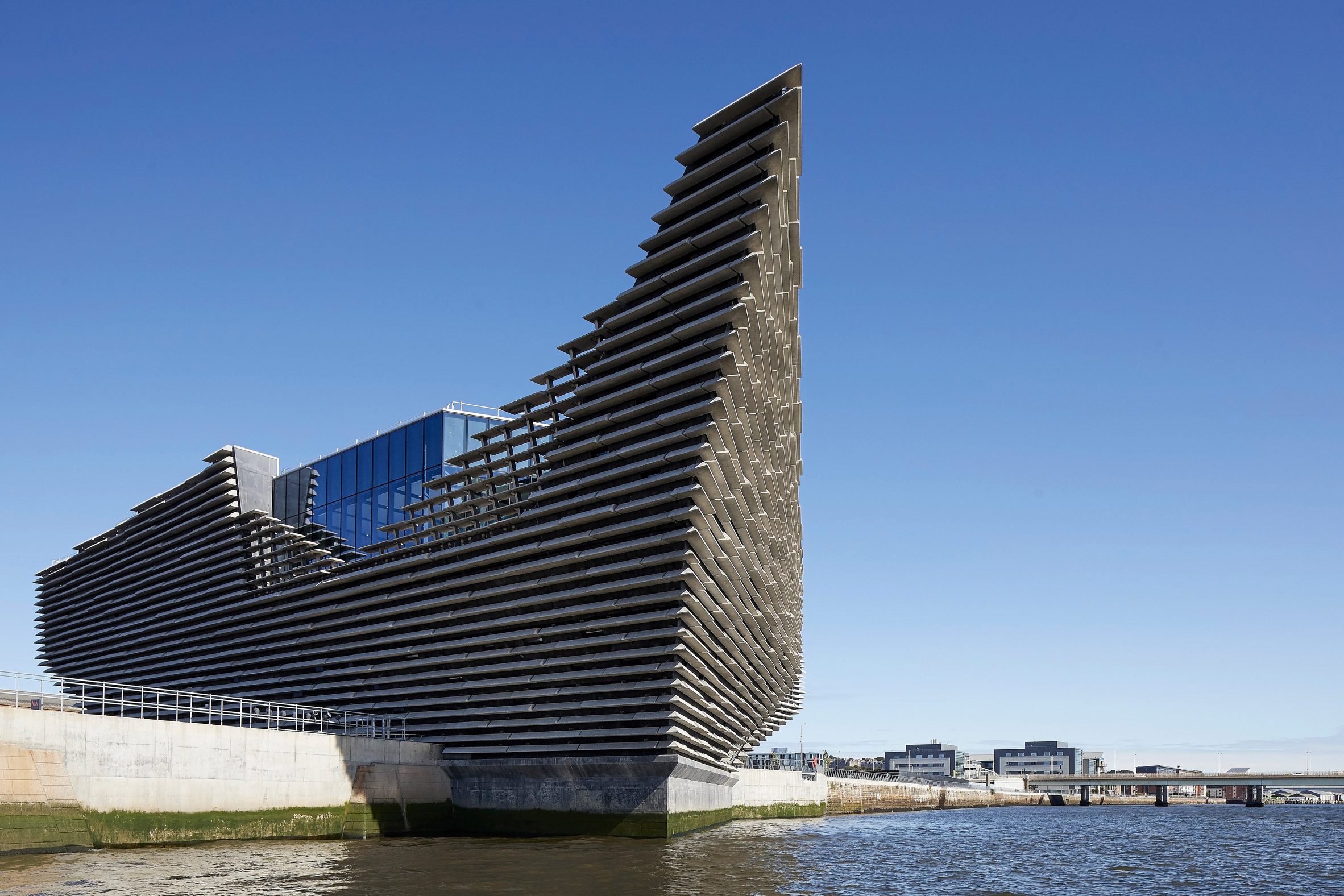Exterior view of V&A Dundee
