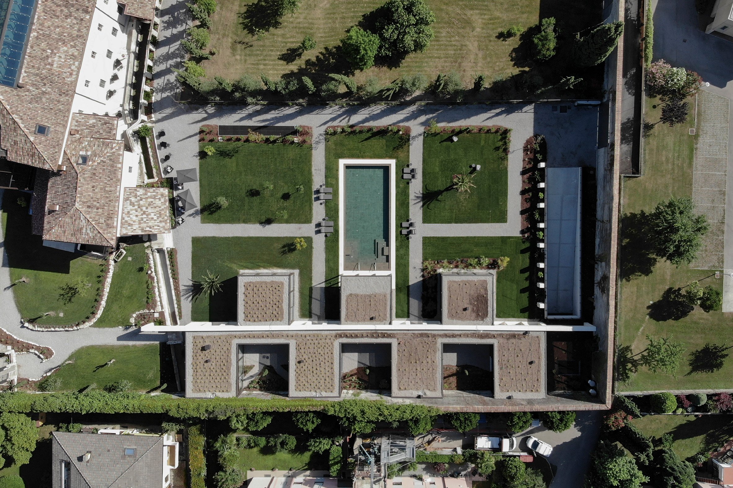 Aerial view of Monastero Arx Vivendi