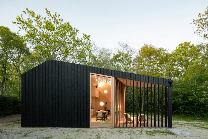 Black-timber cabin