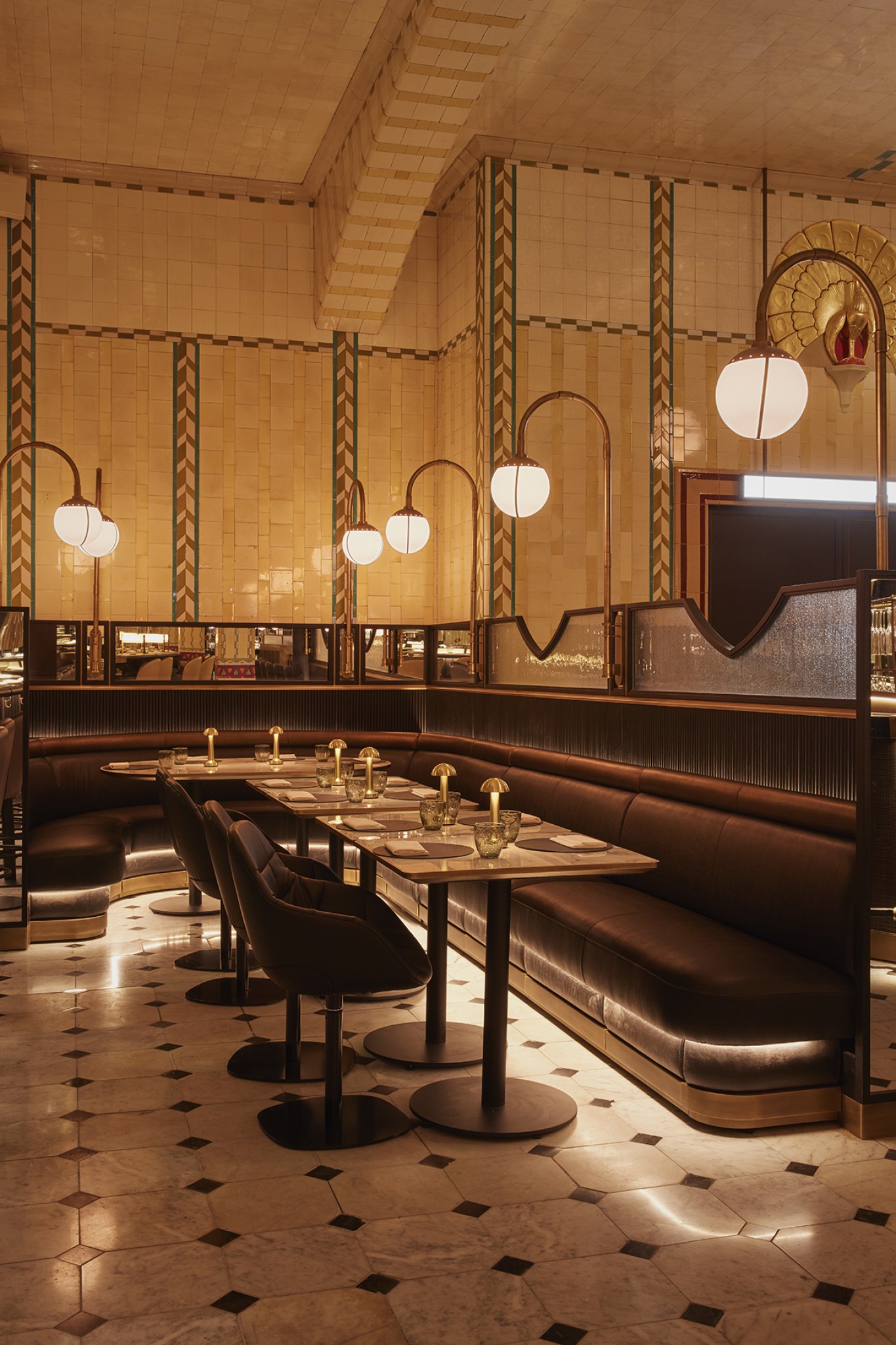 Design International overhauls illumination of Harrods dining hall