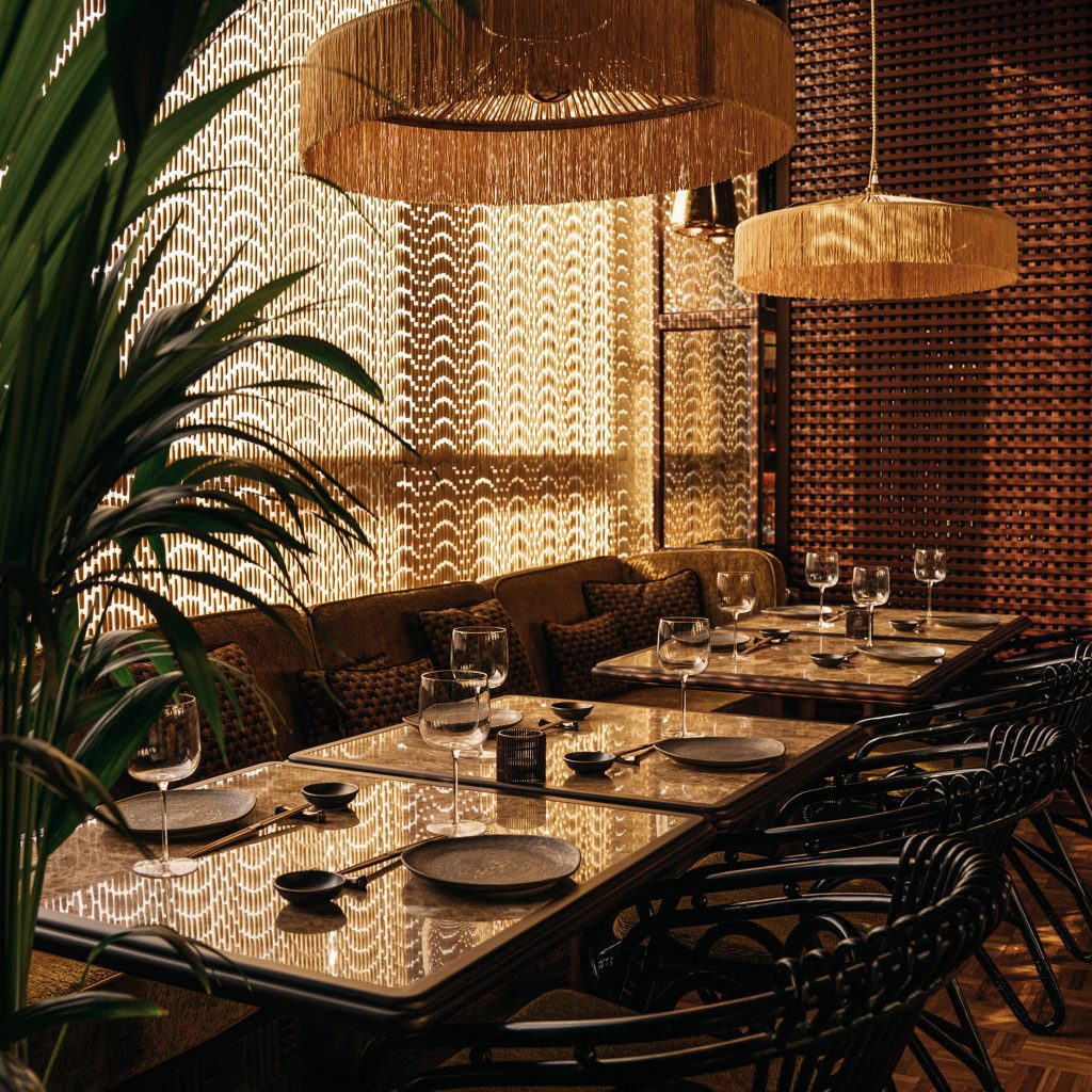 Ornate Dubai Restaurant Interior