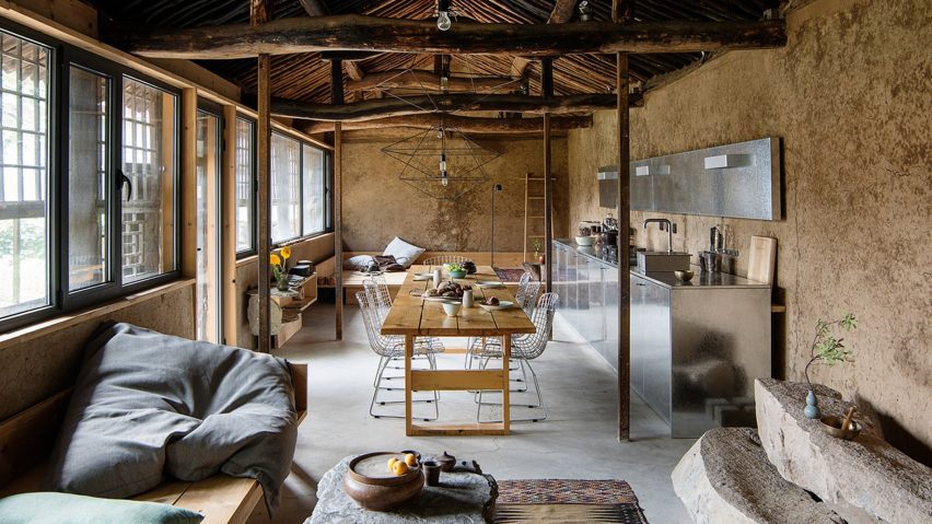 Studio Cottage, China, by Sun Min and Christian Taeubert from rustic interiors roundup