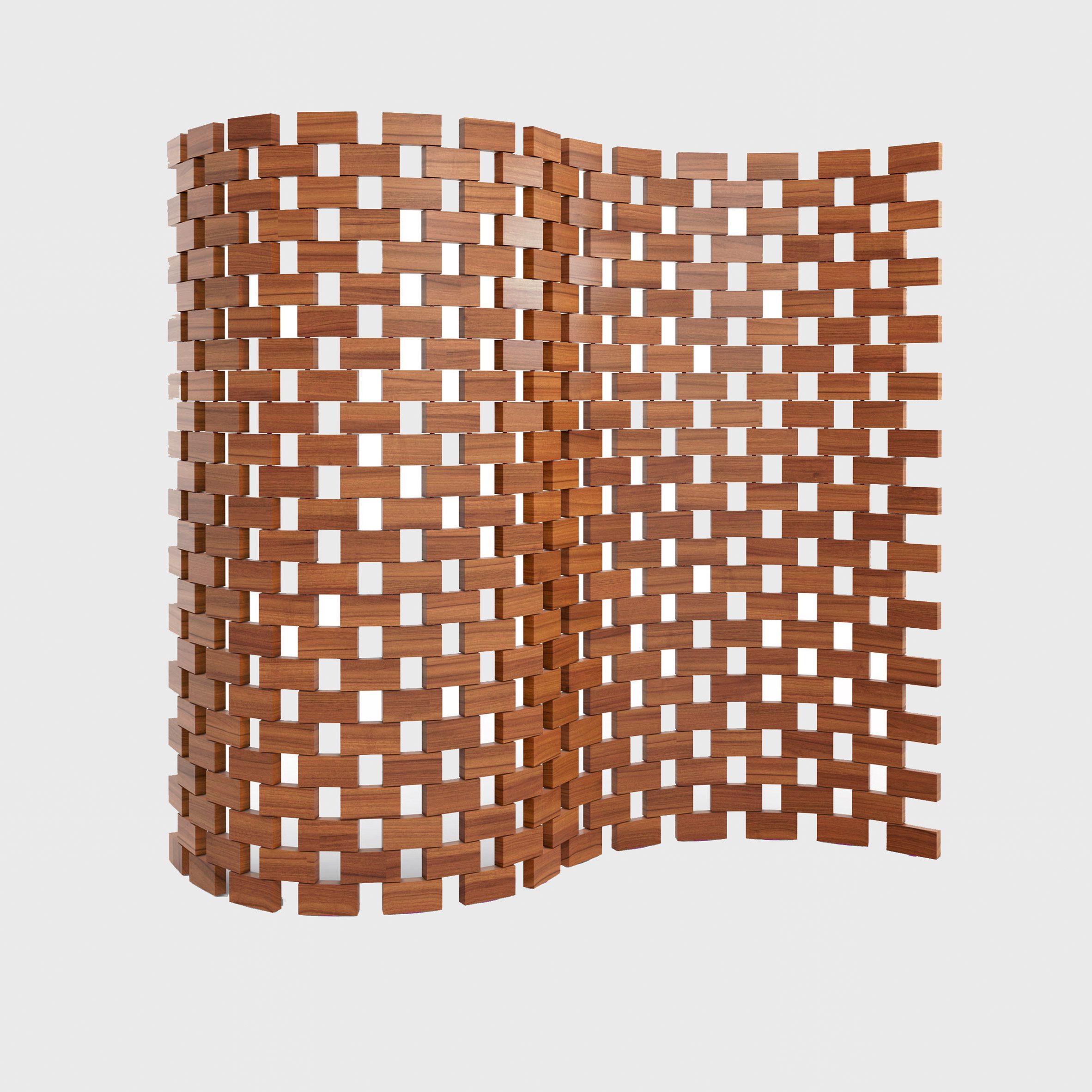 Wooden screen by Cassina
