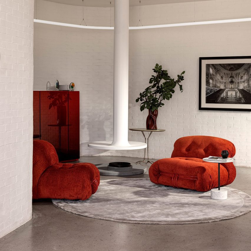 Soriana seating by Afra and Tobia Scarpa for Cassina