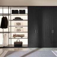 Storage Black Sugi closet by Piero Lissoni for Porro