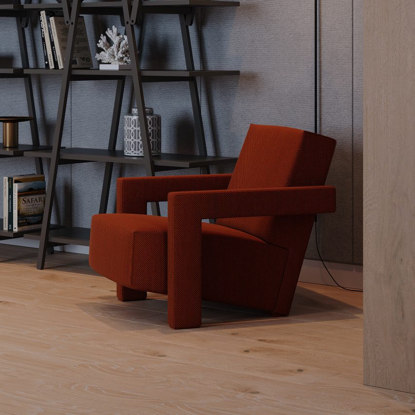 Utrecht Pro armchair by Gerrit Rietveld for Cassina