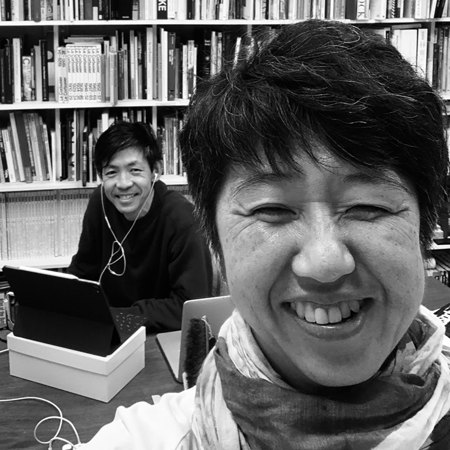 Portrait of Atelier Bow-Wow founders Yoshiharu Tsukamoto and Momoyo Kaijima
