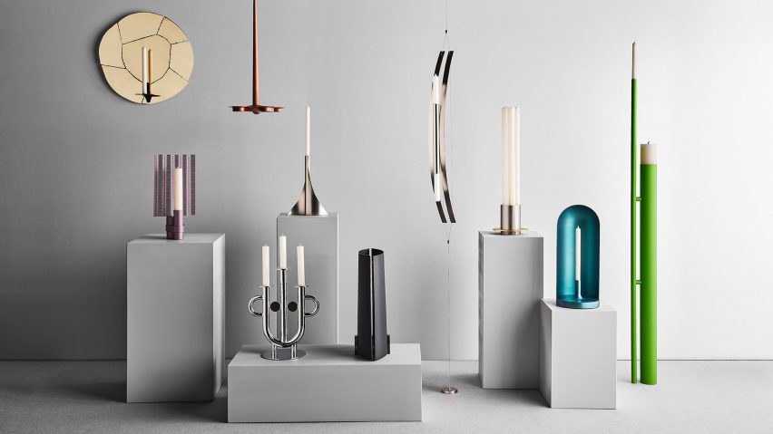 Candleholders by contemporary designers