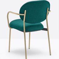 Blume armchair by Sebastian Herkner for Pedrali in green