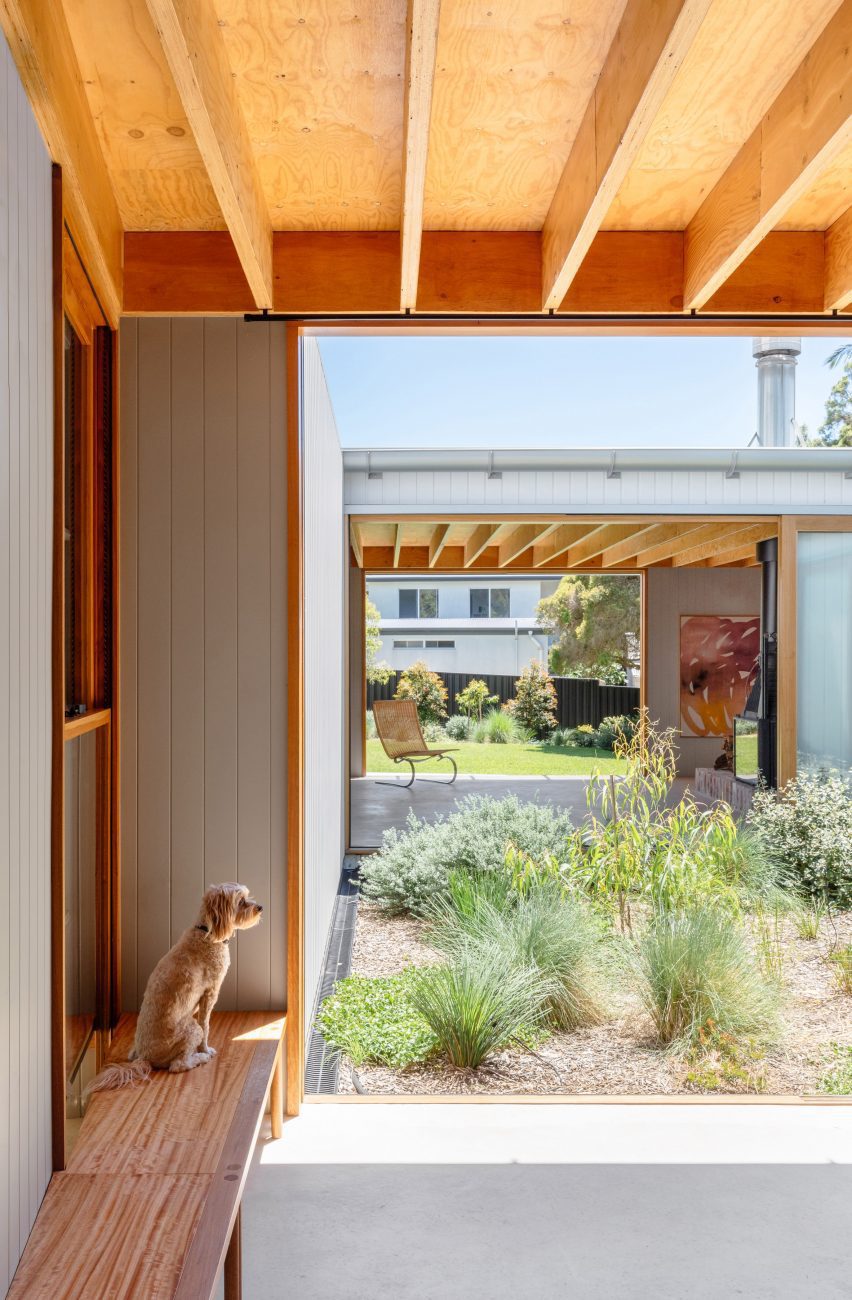 Tribe Studio Architects added an inner courtyard to the house