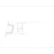 Lower ground floor plan of House with Courtyards
