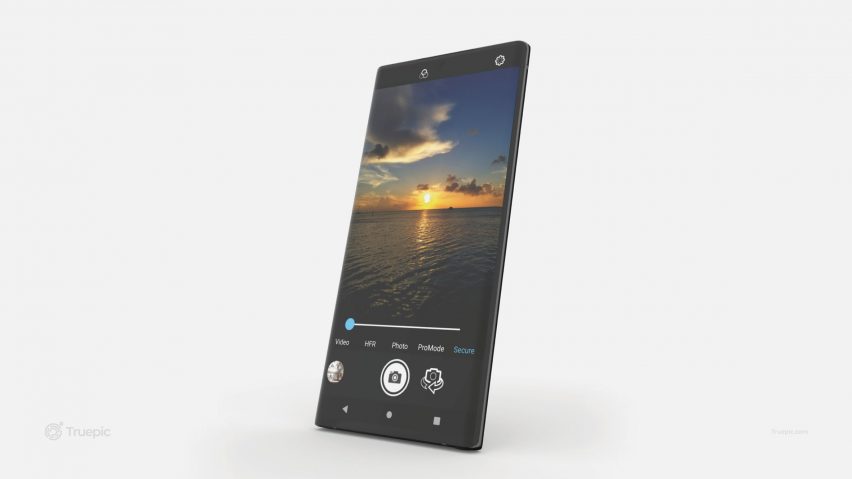 Ponsel yang menampilkan desain pemenang dari penghargaan INDEX 2021 