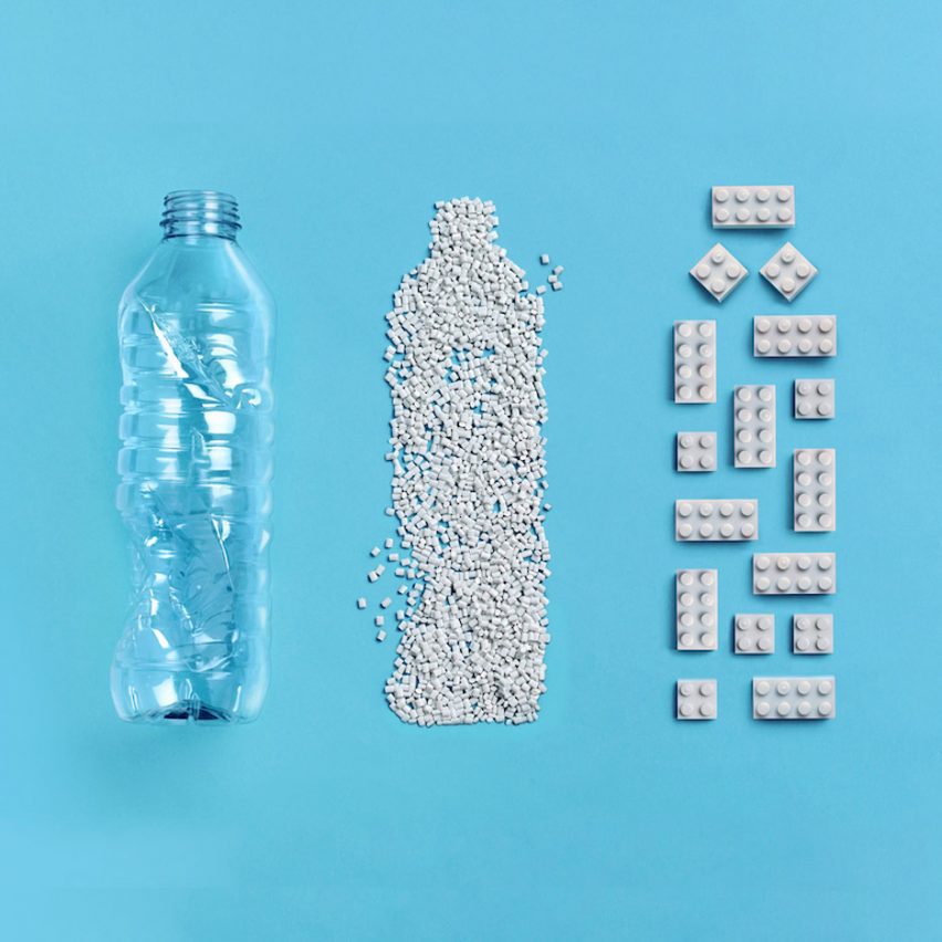 Recycled PET lego bricks