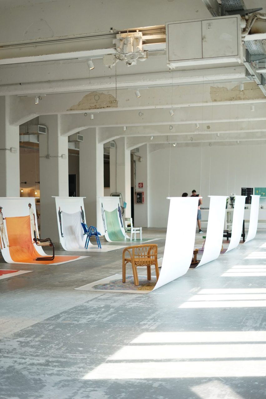 Cross Cultural Chairs exhibition by Matteo Guarnaccia at Milan design week