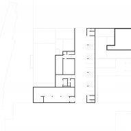 Basement floor plan of The Music School of Bressanone by Carlana Mezzalira Pentimalli