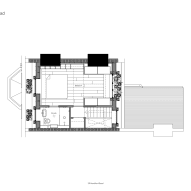 Floor plan of Narford Road loft extension by Emil Eve Architects