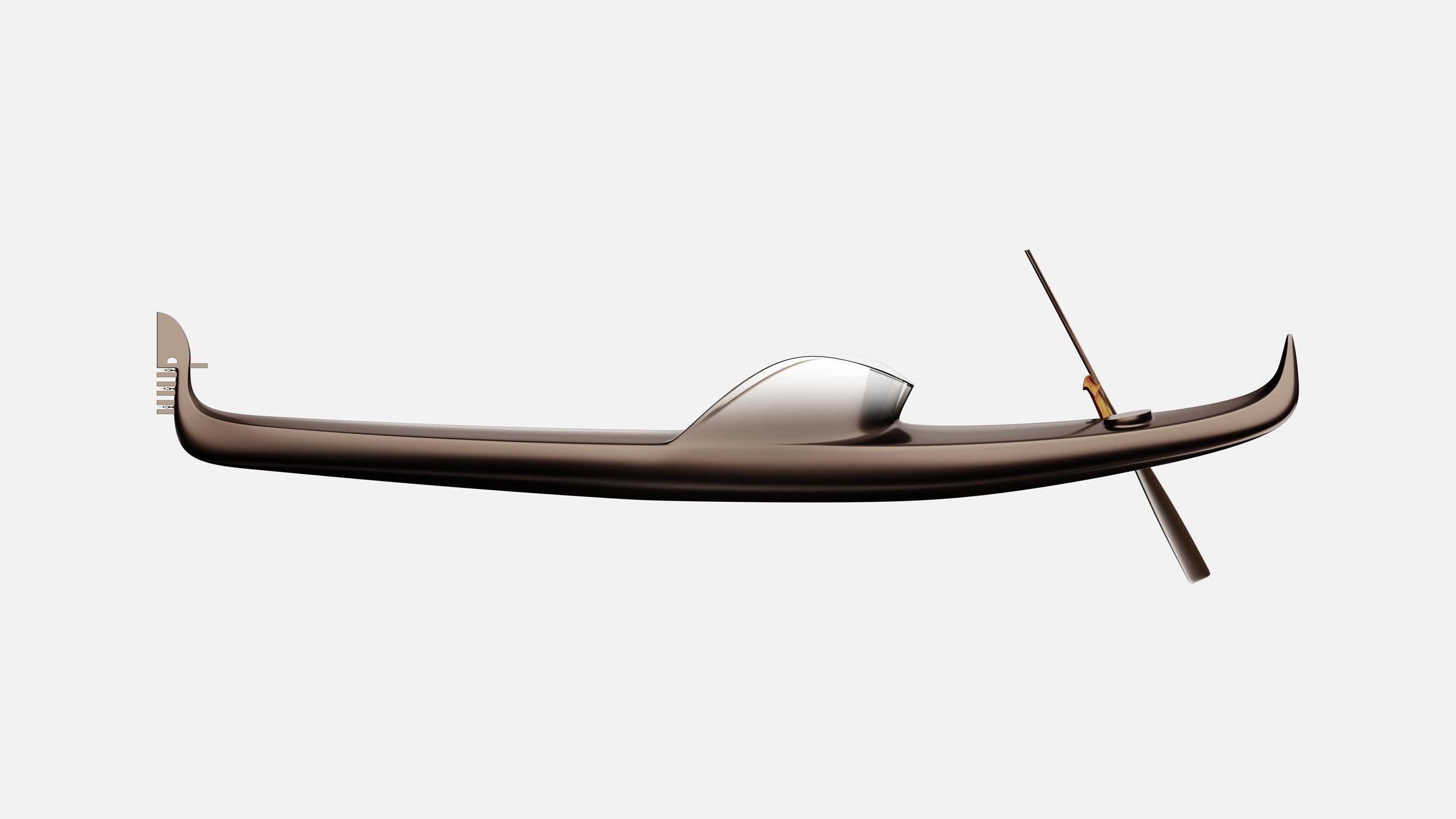Gambar 3D perahu gondola