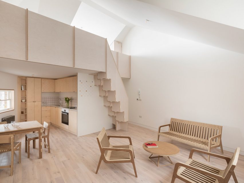 Second floor flat in The Queen of Catford by Tsuruta Architects