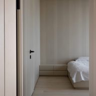 Bedroom inside Red Box by AD Architecture