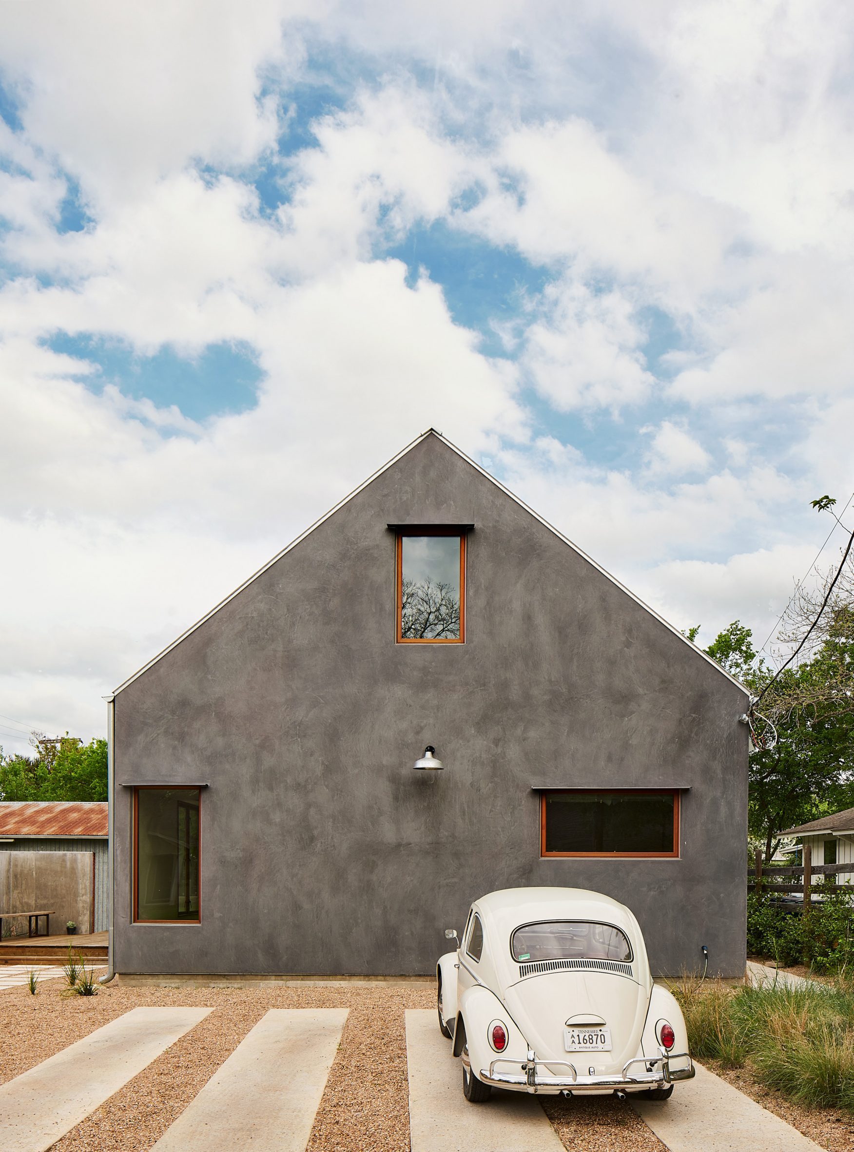 Side Angle Side created the gabled home in Austin