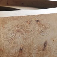 Wooden detail in Pangaea co-working by Snøhetta for Digital Garage